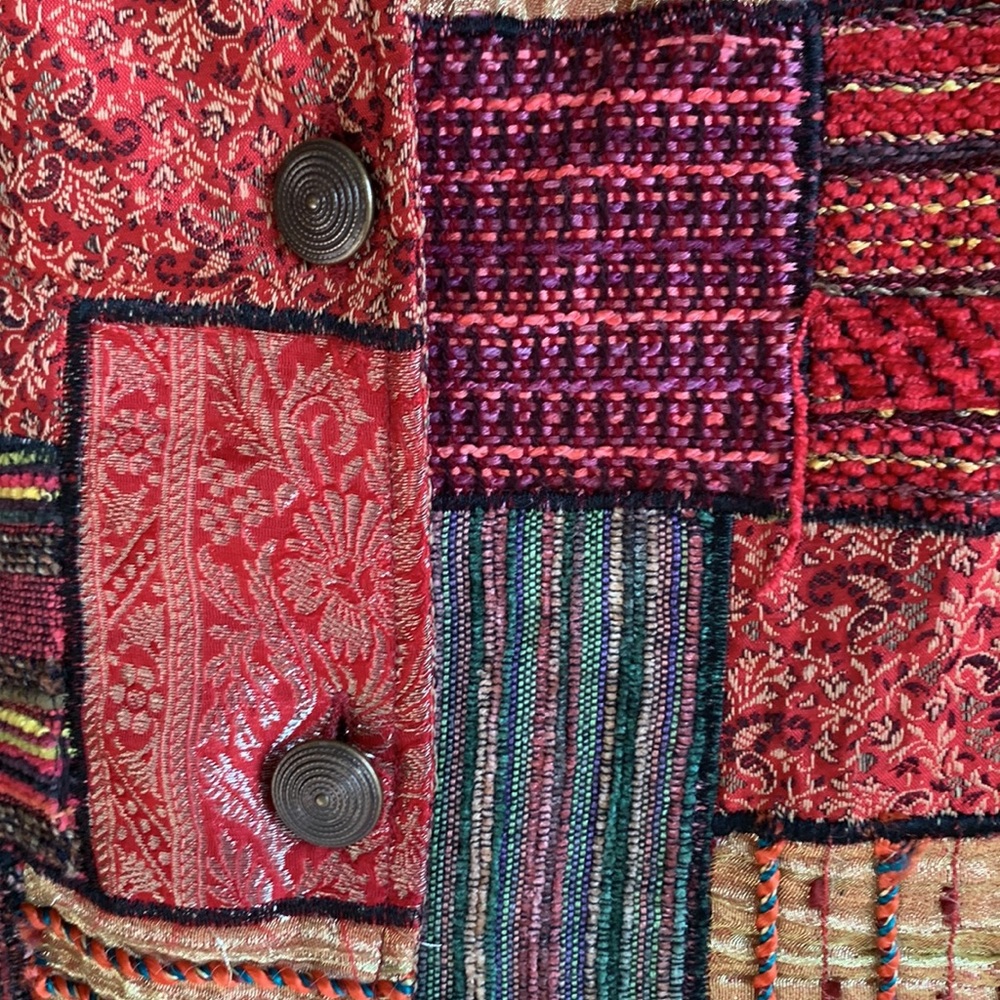 Vtg 2000s Patchwork Jacket By Coldwater Creek. - image 3